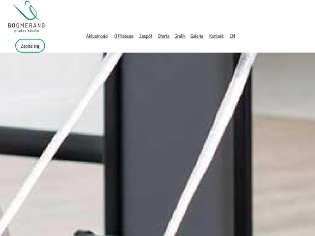 Zobacz Boomerang Pilates Studio